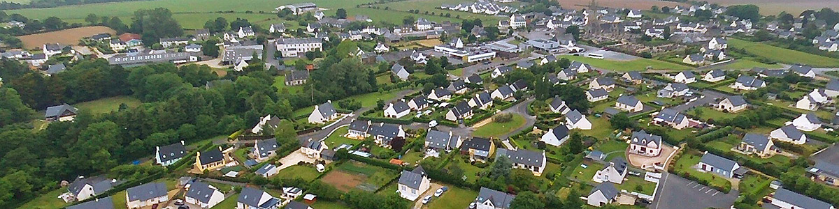 Lotissement vue du drone