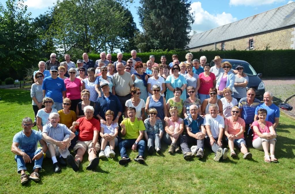 marcheurs en Normandie