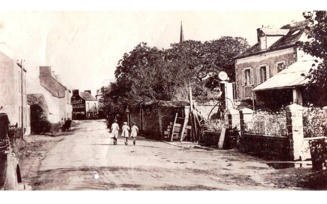 l’arrivée au bourg en 1930