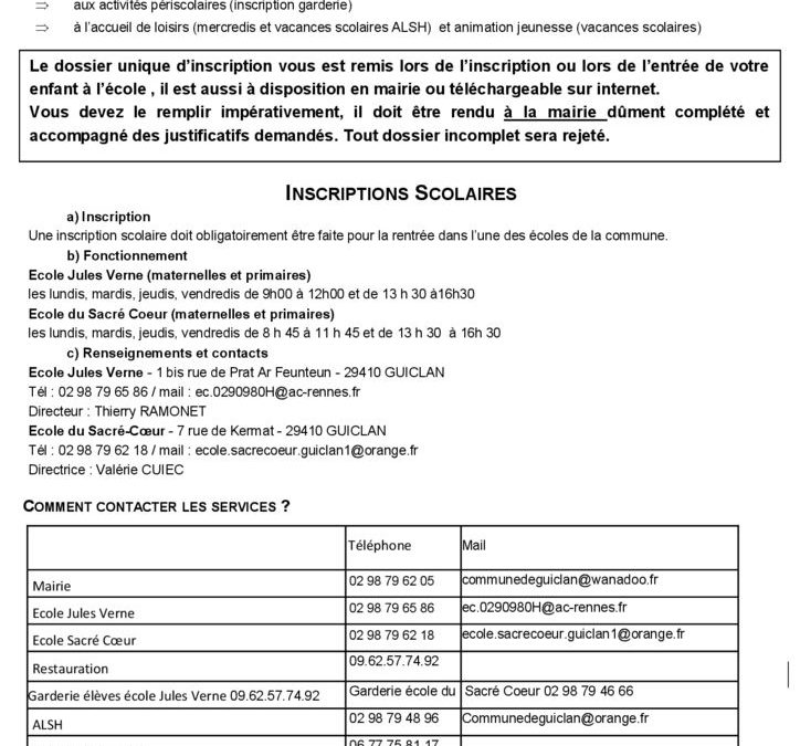 20190424 FICHE INFORMATION