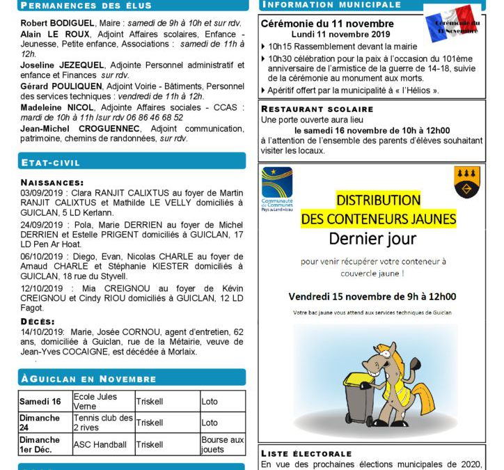 20191015 622 NOVEMBRE 2019