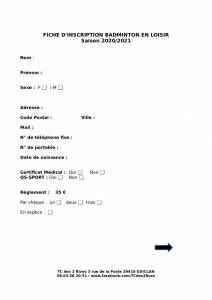 thumbnail of fiche badminton 2020-2021