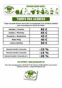 thumbnail of Licences – ASC Guiclan TT