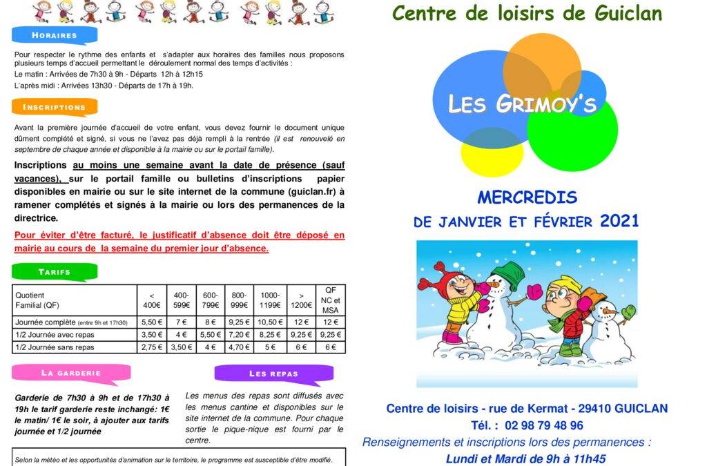 2021 PROG CLSH MERCREDIS JANV FEV