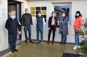 Visite des élus de la commune de Plouescat