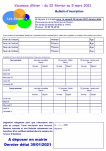 thumbnail of 20210107 BULLETIN INSCRIPTIONS VACANCES D HIVER 2021 GRIMOYS