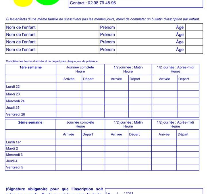 20210107 BULLETIN INSCRIPTIONS VACANCES D HIVER 2021 GRIMOYS