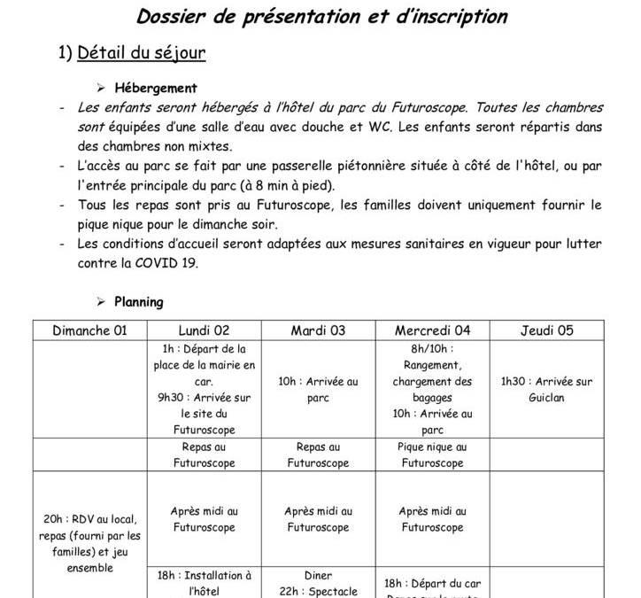 2021-dossier inscription Futuroscope