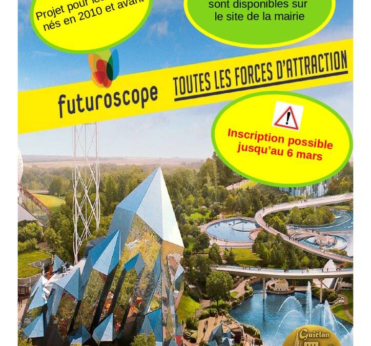 Affiche futuroscope 2