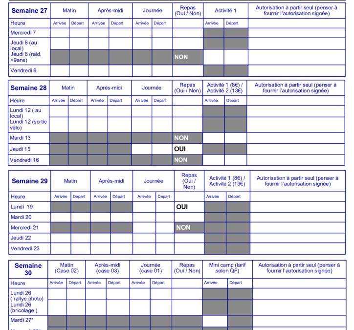 20210525 BULLETIN INSCRIPTIONS JUILLET PRIMAIRE