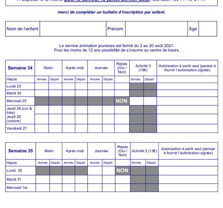 20210527 BULLETIN INSCRIPTIONS AOUT PRIMAIRE