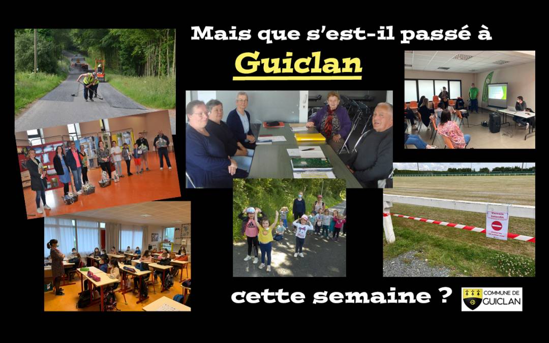 Actus de la semaine du 21 au 27 juin 2021