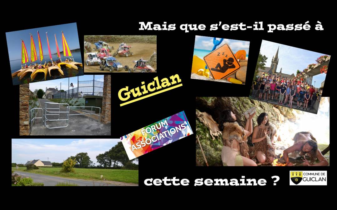Actus de la semaine du 19 au 25 juillet 2021