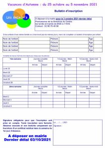 thumbnail of 20210911 BULLETIN INSCRIPTIONS VACANCES TOUSSAINT 2021 GRIMOYS