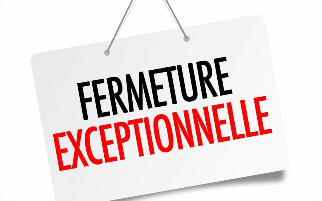 Fermeture exceptionnelle de la mairie