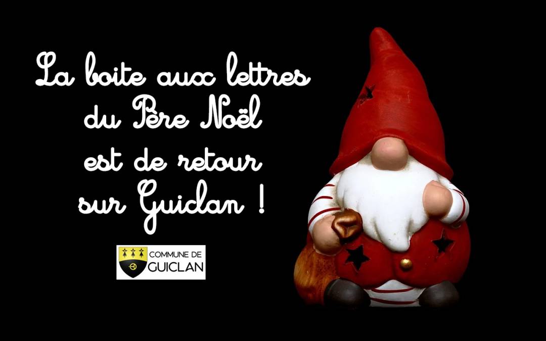 La boite aux lettres du Père Noël est de retour !