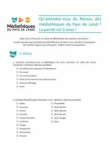 thumbnail of Questionnaire PCSES réseau