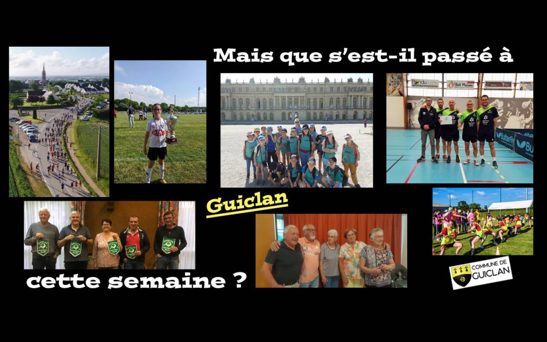 Actus de la semaine du 13 au 19 juin 2022