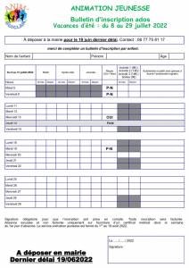 thumbnail of bulletin ado juillet