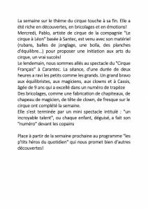 thumbnail of animation de la semaine