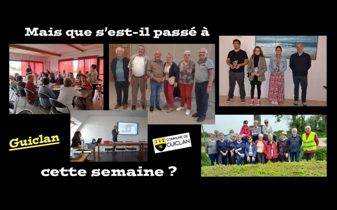 Actus de la semaine du 19 au 25 septembre 2022