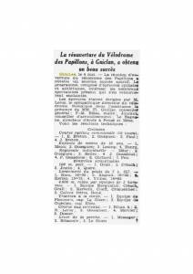 thumbnail of réouverture vélodrome 5 5 1934