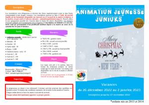 thumbnail of programme juniors noel