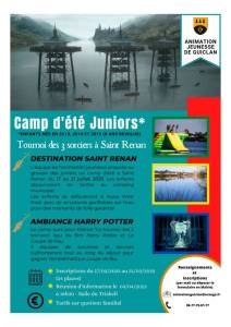 thumbnail of Flyer Saint Rénan – Camp d’été Juniors – 17 au 21 juillet 2023