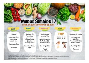 thumbnail of MENUS SEMAINE 17