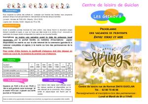 thumbnail of Programme CLSH Printemps 2023