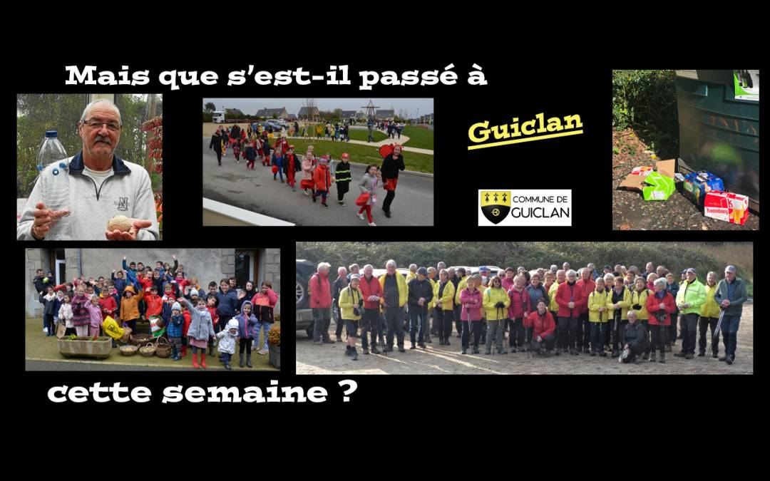 Actus de la semaine du 10 au 16 avril 2023