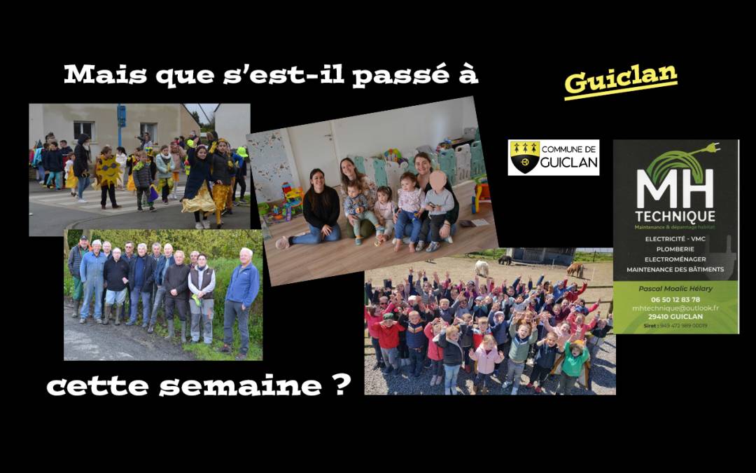Actus de la semaine du 17 au 23 avril 2023
