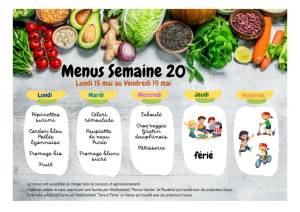 thumbnail of MENUS SEMAINE 20