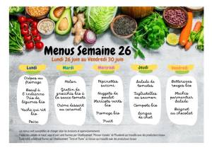 thumbnail of MENUS SEMAINE 26