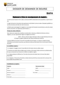 thumbnail of Dossier BAFA – Demande de bourses