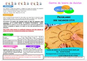 thumbnail of Programme CLSH Juillet 2023