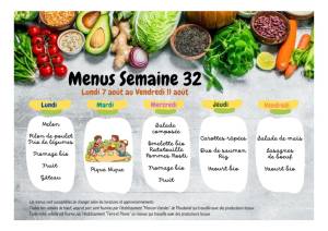 thumbnail of MENUS SEMAINE 32
