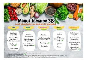 thumbnail of MENUS SEMAINE 38