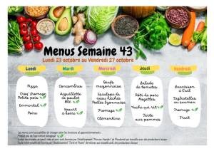 thumbnail of MENUS SEMAINE 43