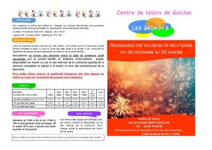thumbnail of Programme CLSH Vacances Noël 2023