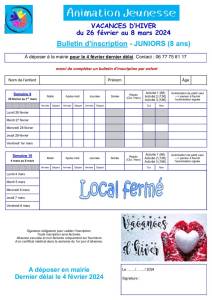 thumbnail of Bulletin Inscription JUNIORS Hiver 2024