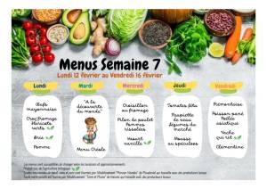 thumbnail of MENUS SEMAINE 7