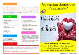 thumbnail of Programme PASSERELLE Hiver 2024