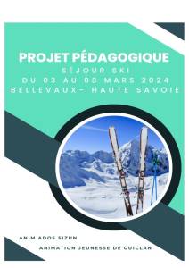 thumbnail of Projet Pédagogique Séjour Ski – 3 au 8 mars 2024
