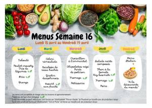 thumbnail of MENUS SEMAINE 16