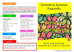 thumbnail of Programme PASSERELLE Printemps 2024