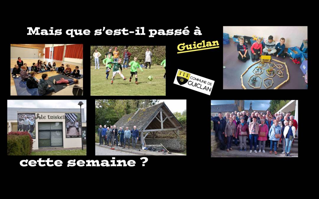 Actus de la semaine du  29 avril au 5 mai 2024