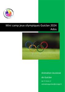 thumbnail of Dossier d’inscription – Mini camp 24 au 26 juillet 2024