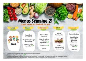 thumbnail of MENUS SEMAINE 21