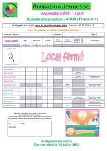 thumbnail of Bulletin Inscription ADOS Août 2024